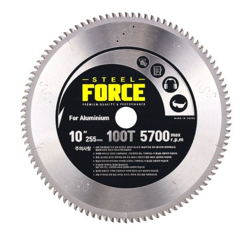 스틸포스 TH-AC255SB 10인치 알루미늄용 톱날 100T, 1개