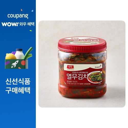 동원 양반 열무김치, 1.2kg, 1개