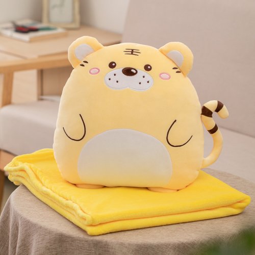 므뮤 예쁜 동물 캐릭터 인형 쿠션 무릎담요