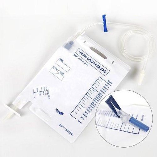 협성 유린백 2000ml 샘플포트있음 소변백주머니, 10개