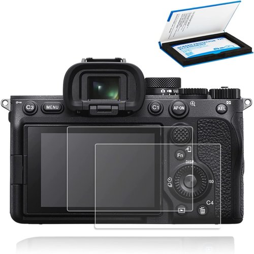 2팩 A7R V A9 III A7M5 알파 A7V 방지 7R 지문 소니 카메라 초박형 액정보호필름, 긁힘 A7 카메라용