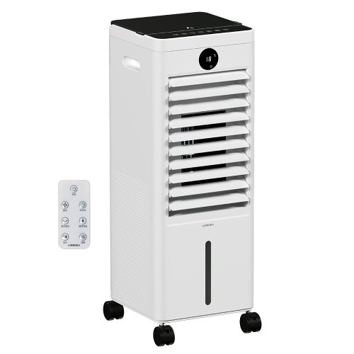 에어보나 리모컨형 에어쿨러 듀얼 파워 냉풍기 12L, AB-1000AC