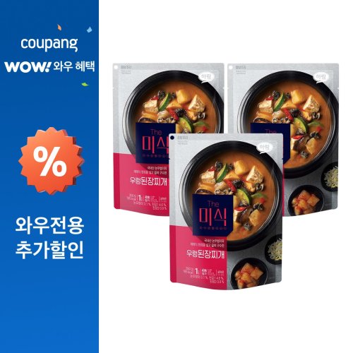 더미식 우렁 된장찌개, 350g, 3개