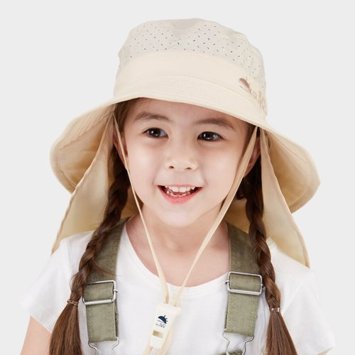 썬글레이드 유아동 자외선차단 플랩캡+버킷햇 캠핑모자