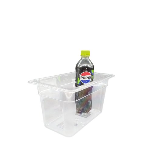 마더쿡 PC 밧드 투명 바트 폴리카보네이트 업소용 주방 용기 반찬통 식재료 보관함, 5개, 6인치(153mm)