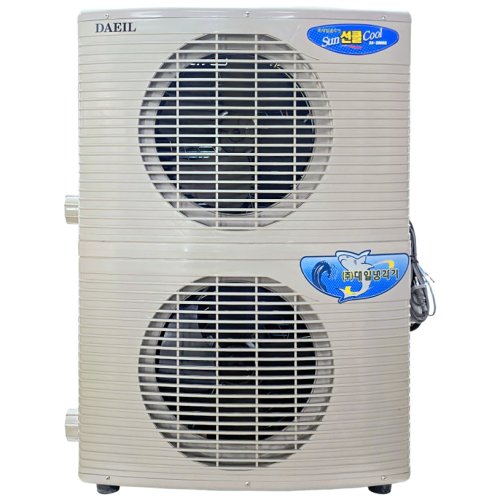 (당일발송) 대일냉각기 3마력 (220v) 횟집수족관 스마트팜 수경재배 공업용 와이어컷팅 금형기계냉각 DA-3000B 단상일반냉각기