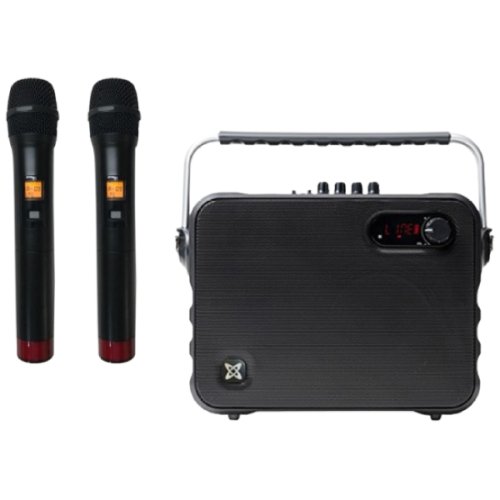 세텍 XETEC EV-9800S 충전식 이동식 행사용 블루투스 앰프 스피커 200W 무선마이크 2채널 가방포함