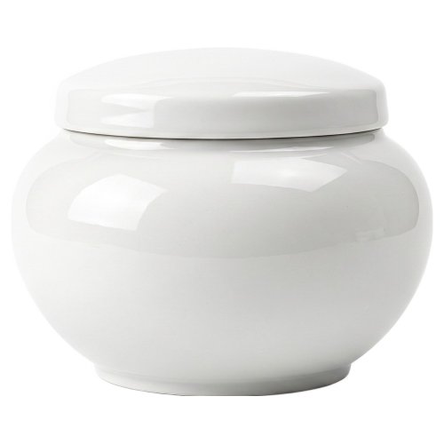 국산 도자기 단지 백자달단지 300g 경옥고 꿀 소금 된장 고추장 항아리 선물, 1개