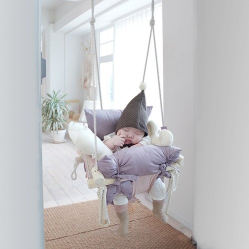 라라비 도어형 아기그네 가정용 방문 철봉 설치 (포터블키트+그네), 1개